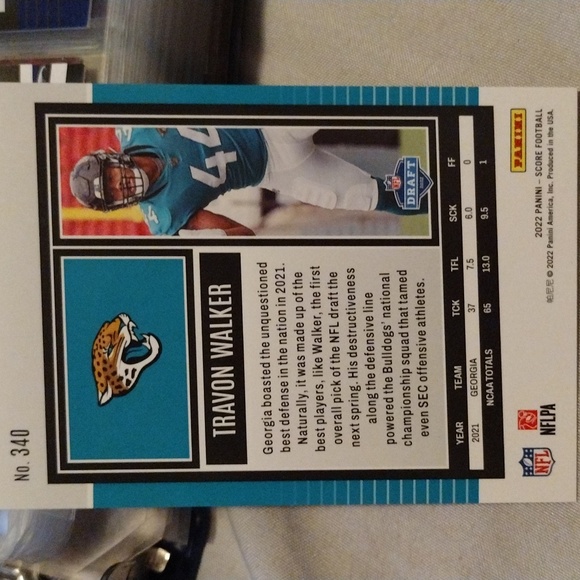 Travon Walker LAVA ROOKIE 168/599 2022 score - Picture 2 of 2